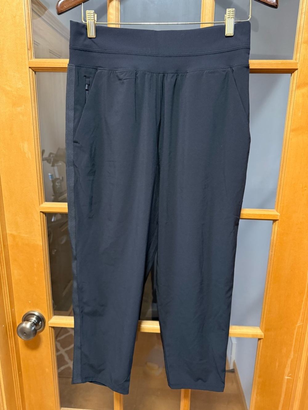 Athleta Black Track Joggers